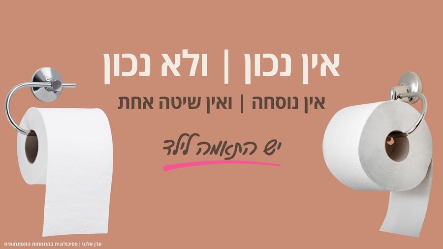 אין נוסחה אחת נכונה לגמילה